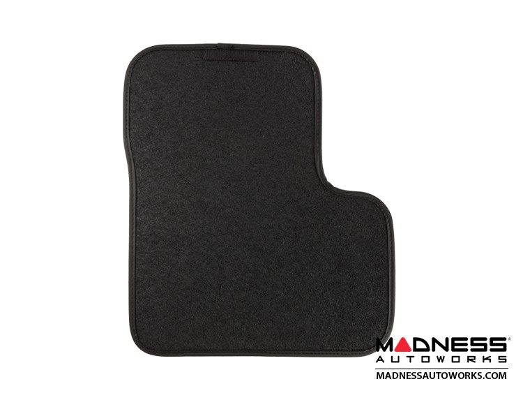 FIAT 500X Floor Mats Premium Carpet LUXUS Front + Rear Set Black